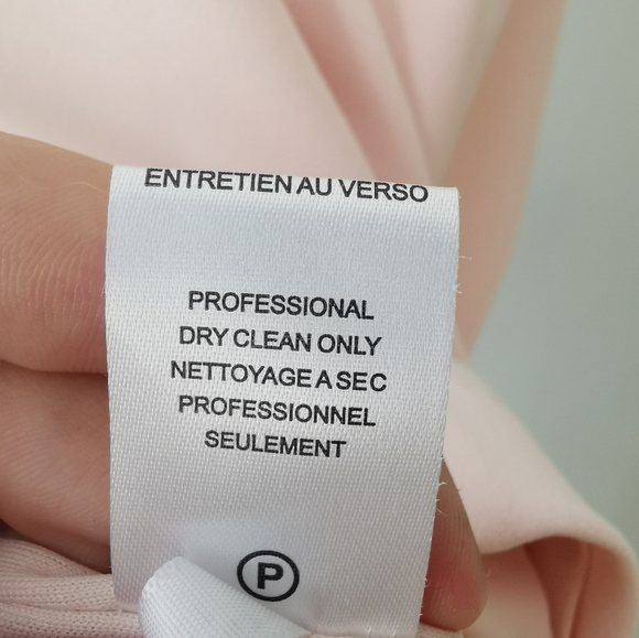 Calvin Klein Blush Pink, Cap Sleeve, Rouched Sheath Dress - Size 2 - Picture 5 of 5